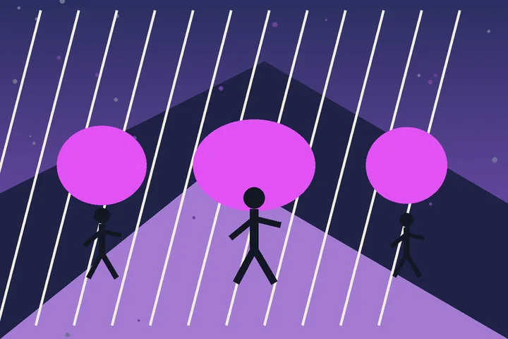 雨中街景画面